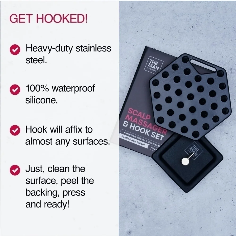 The Man Silicone Scalp Massager Set